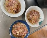 簡単中華風スンドゥブ味根菜茄子甘酢酢豚作り方4写真