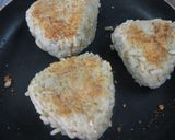 ♪アボガド♪　アボガド焼きおにぎり作り方4写真