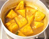 カボチャのカレー煮作り方4写真