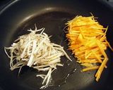 キンピラゴボウの温玉ごはん作り方2写真