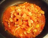 煮込みトマトのイタリア丼作り方5写真