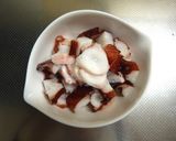タコミンチとオリーブのトマトパスタ作り方2写真