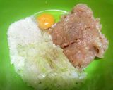 ✿レンコン挟み♬チキンバーグ✿作り方1写真