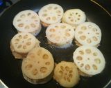 ✿レンコン挟み♬チキンバーグ✿作り方3写真