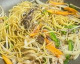 さっぱり爽快★豚肉と大葉の極上ゆかり塩焼きそば作り方9写真