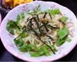 簡単！梅肉とササミのさっぱりパスタ作り方2写真