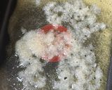 ライスペーパー　ガーリックシュリンプピザ作り方3写真