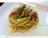 オイルサーディンとしょうがのパスタ作り方7写真