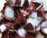 刺身に飽きたら…にんにくの芽とタコ炒め作り方2写真