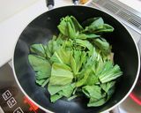 ♪小松菜と厚揚げの煮物♪作り方2写真
