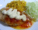 「けん」風なチキン南蛮ステーキ作り方10写真