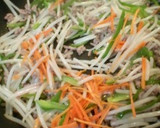☆ひき肉ともやしの中華風炒め☆作り方6写真