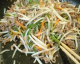 ☆ひき肉ともやしの中華風炒め☆作り方7写真