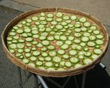 【農家のレシピ】干しゴーヤ作り方1写真