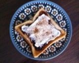 朝食に♬小倉トースト作り方4写真