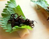 簡単お弁当おかず♫ごま昆布のちくわ巻き作り方2写真