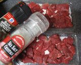 ☆サイコロステーキ肉の甘辛炒め☆作り方4写真