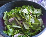 ❀豚肉と空芯菜の中華風パスタ❀作り方3写真