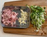 家族に人気!ペペロンチーノネギパスタ作り方2写真