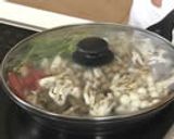 きのこと豚バラ肉のビビンバ作り方5写真
