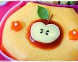 ＊キャラ弁＊　リンゴ印のオムライス作り方5写真