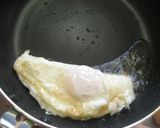 青じそたっぷり載せ　トローリ卵の甘酢煮丼作り方3写真