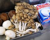 ✿白滝de森のきのこのゴルゴンゾーラ✿作り方1写真