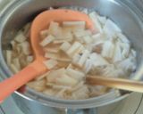 かんぴょうの味噌汁☆卵とじ作り方4写真