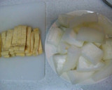 冬瓜と油揚げの煮物作り方1写真