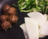 トマトミートボール炒め作り方1写真
