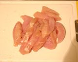 ジャンボニンニクと鶏もも肉の甘辛炒め作り方2写真