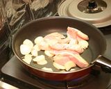 ジャンボニンニクと鶏もも肉の甘辛炒め作り方3写真