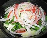 水菜のシーザーサラダ作り方1写真