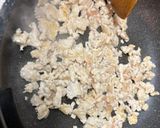 超簡単♩厚揚げと小松菜の鶏ひき肉甘辛炒め作り方2写真