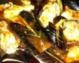 ピリ辛手羽元の麻婆茄子作り方3写真