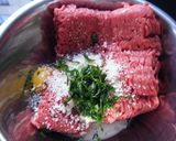 モッツァレラチーズ入りミートボール作り方1写真