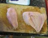 鶏胸肉から、ご馳走コルドンブルー作り方1写真
