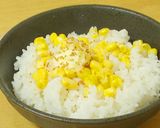 ぷちぷちコーン❤洋風タマゴかけご飯作り方1写真