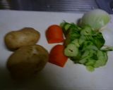 ポテトとキュウリのサラダ作り方1写真