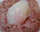 コンビーフご飯✿温泉卵のっけ丼作り方4写真