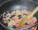 炊飯器で簡単に♪ウィンナー☆ピラフ作り方3写真