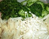ゴーヤと青ジソの炒め物～♪作り方1写真