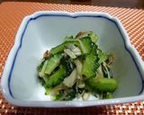 ゴーヤと青ジソの炒め物～♪作り方4写真