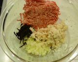 コリコリ食感のレンコン入り和風ハンバーグ作り方2写真