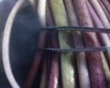 ズイキ(赤芋の茎)のシャキッと酢みそ和え作り方5写真