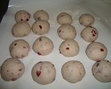 ヨーグルトちぎりパン♪クランベリー入り作り方3写真