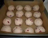 ヨーグルトちぎりパン♪クランベリー入り作り方4写真