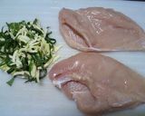✿へるし～チーズin鶏むね肉レモン風味✿作り方1写真