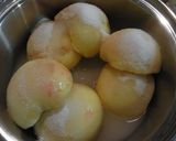 絶品！桃のコンポート（お水は入れません）作り方2写真