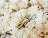 新玉ねぎ＆茸のバター炒めチャーハン作り方2写真